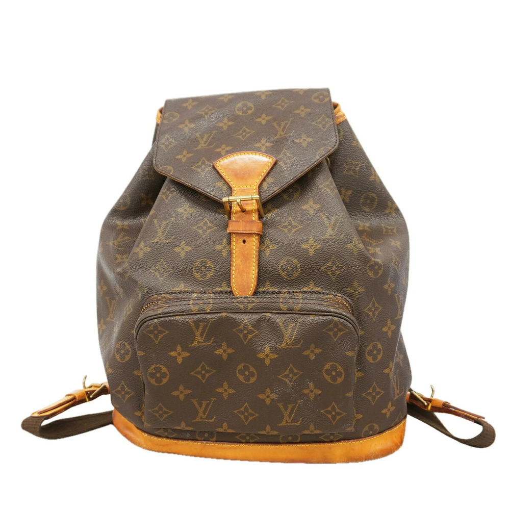 Louis Vuitton Monogram Montsouris GM Backpack (M51135) Brown - Women's